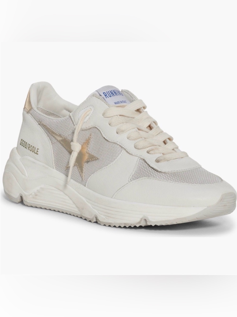 Golden Goose 36 Running Sneakers with Gold Star Accent